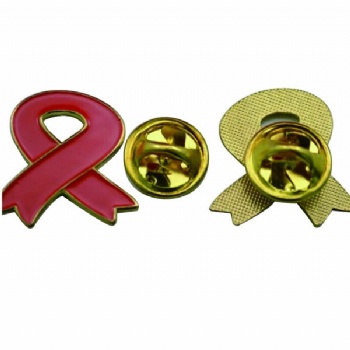 Red Awareness Ribbon Lapel Pin