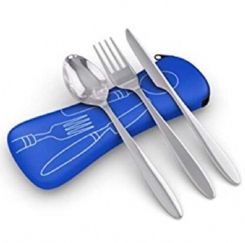 one set Three - piece stainless steel cutlery