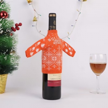Christmas Sweater Wine Bottle covers Decorations
