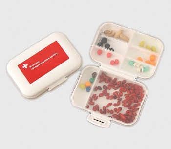 Carry-on pill box