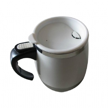 Self stirring mug