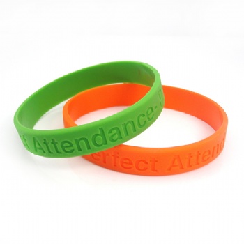 Debossed Silicone Bracelet