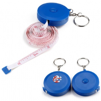 Round Tape Measure Keychain