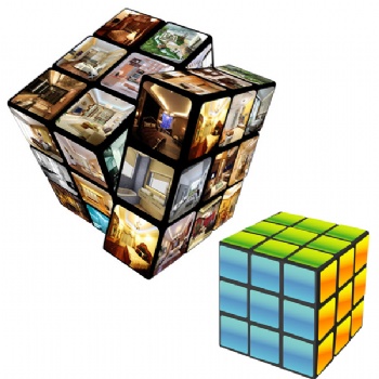 9 Panel Puzzle Cube