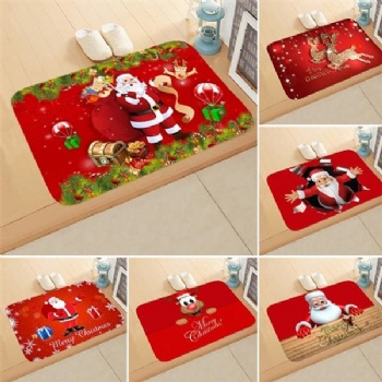 Rectangular Christmas Theme Doormat